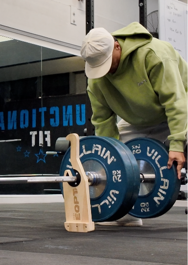 stayEQPT Wooden Barbell Jack
