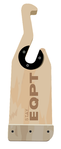 stayEQPT Wooden Barbell Jack